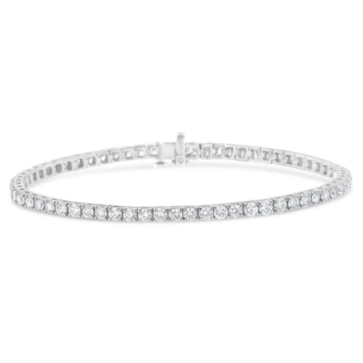 IGI Certified Diamond 14K White Gold Classic 7” Tennis Bracelet - Choice of Carat Weights - JackiEaslick