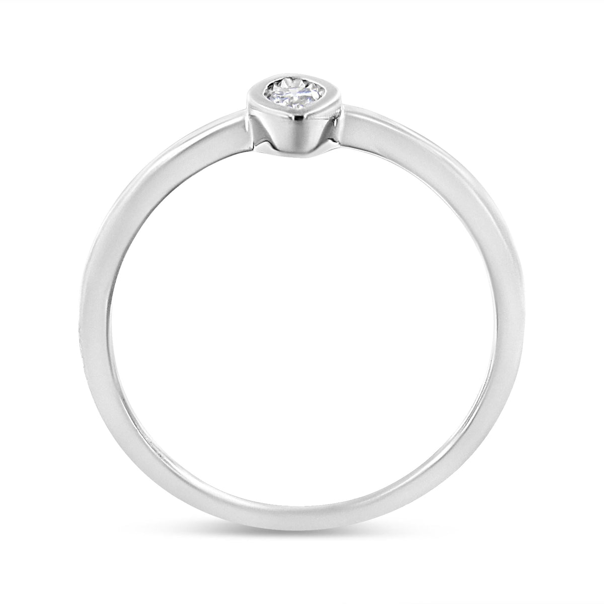 .925 Sterling Silver 1/20 Cttw Diamond Marquise Shaped Promise Ring (J-K, I1-I2) - JackiEaslick