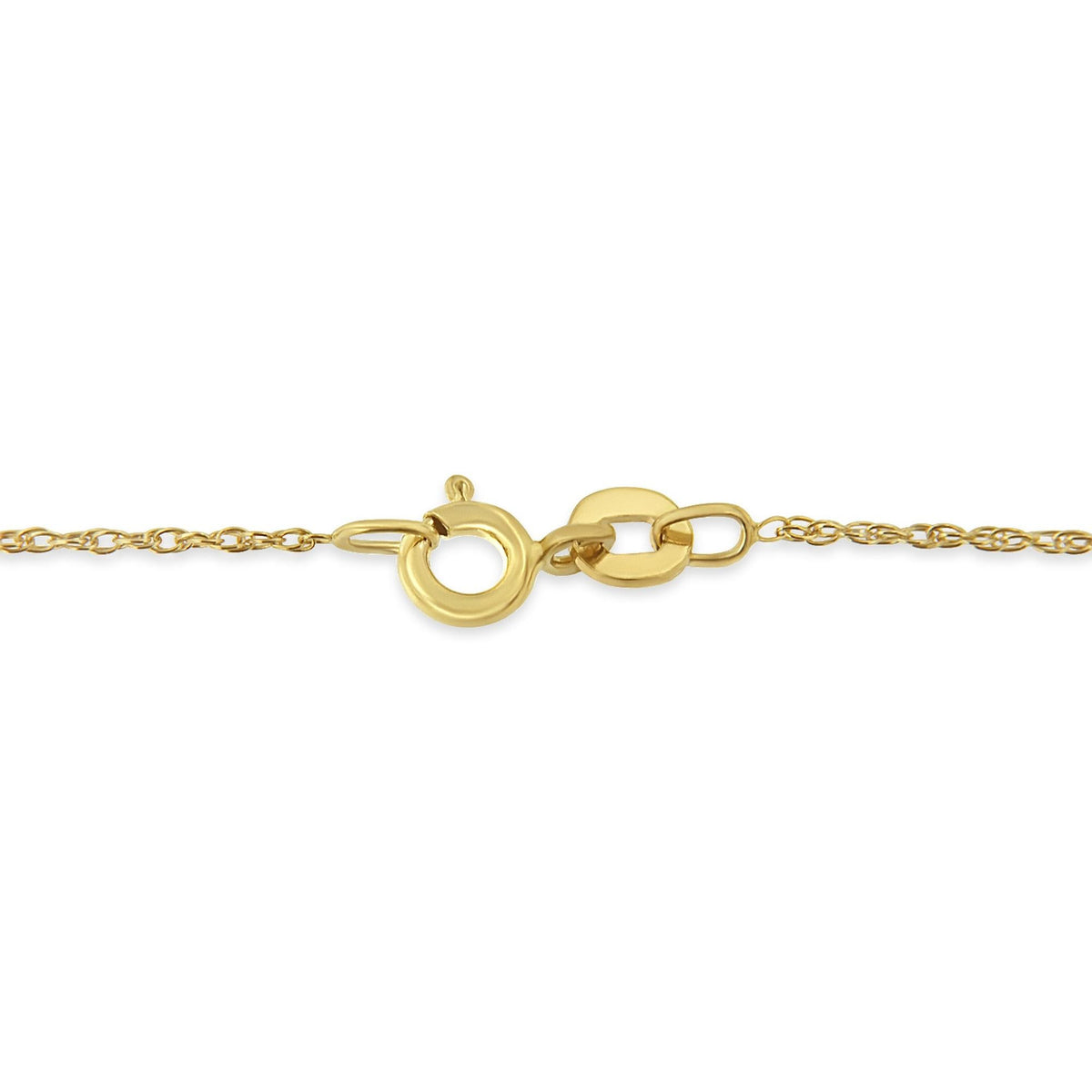 10K Yellow Gold Plated .925 Sterling Silver Miracle Set Diamond Accent Cross 18" Pendant Necklace (I-J Color, I3 Clarity) - JackiEaslick