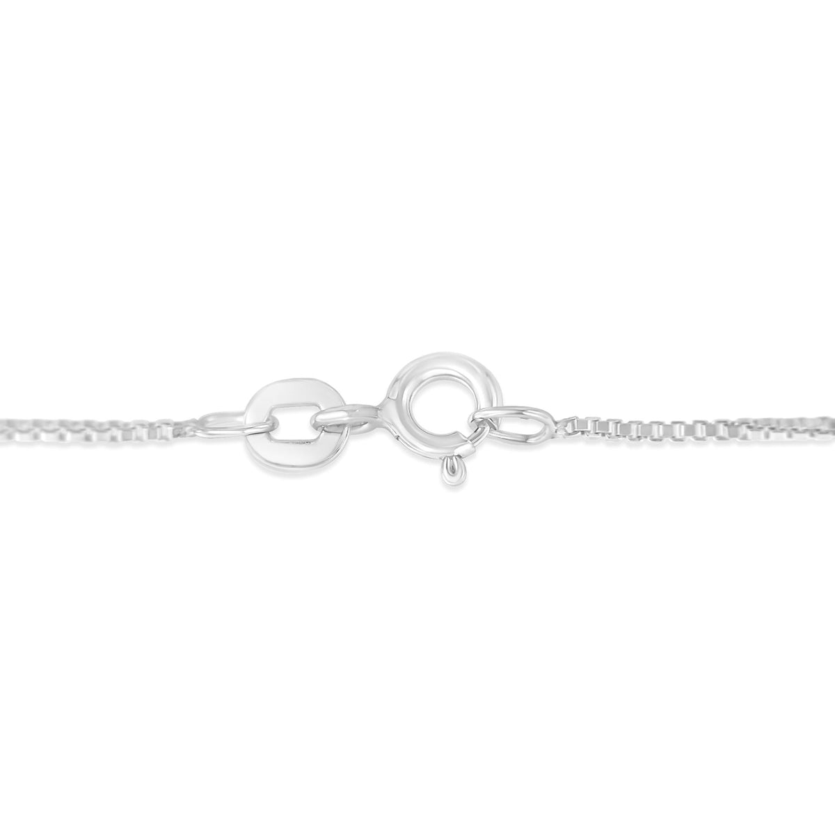.925 Sterling Silver 1/4 Cttw Diamond Open Quatrefoil Flower Floating Station 18" Necklace (I-J Color, I1-I2 Clarity) - JackiEaslick