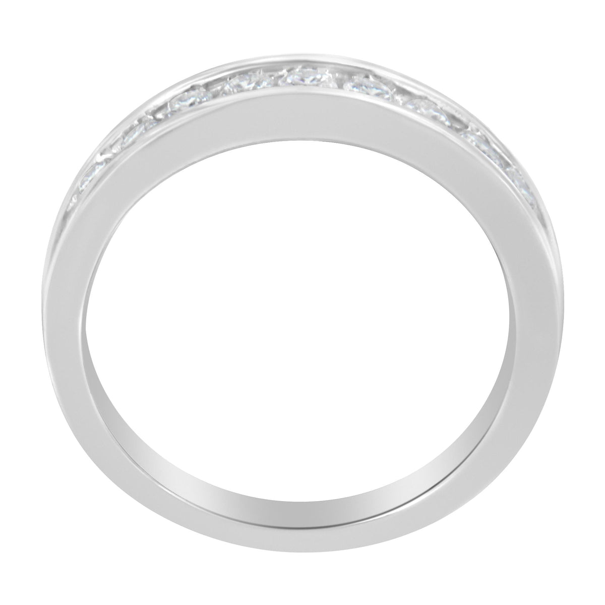 18K White Gold Round-Cut Diamond Ring (1/2 cttw, H-I Color, SI2-I1 Clarity) - JackiEaslick