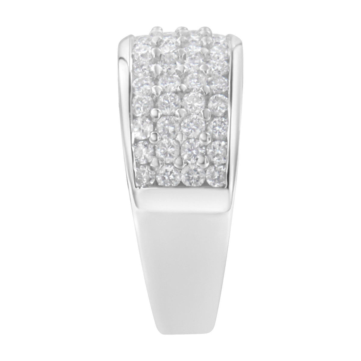 14K White Gold Round Cut Diamond Ring (1.0 Cttw, H-I Color, SI2-I1 Clarity) - JackiEaslick