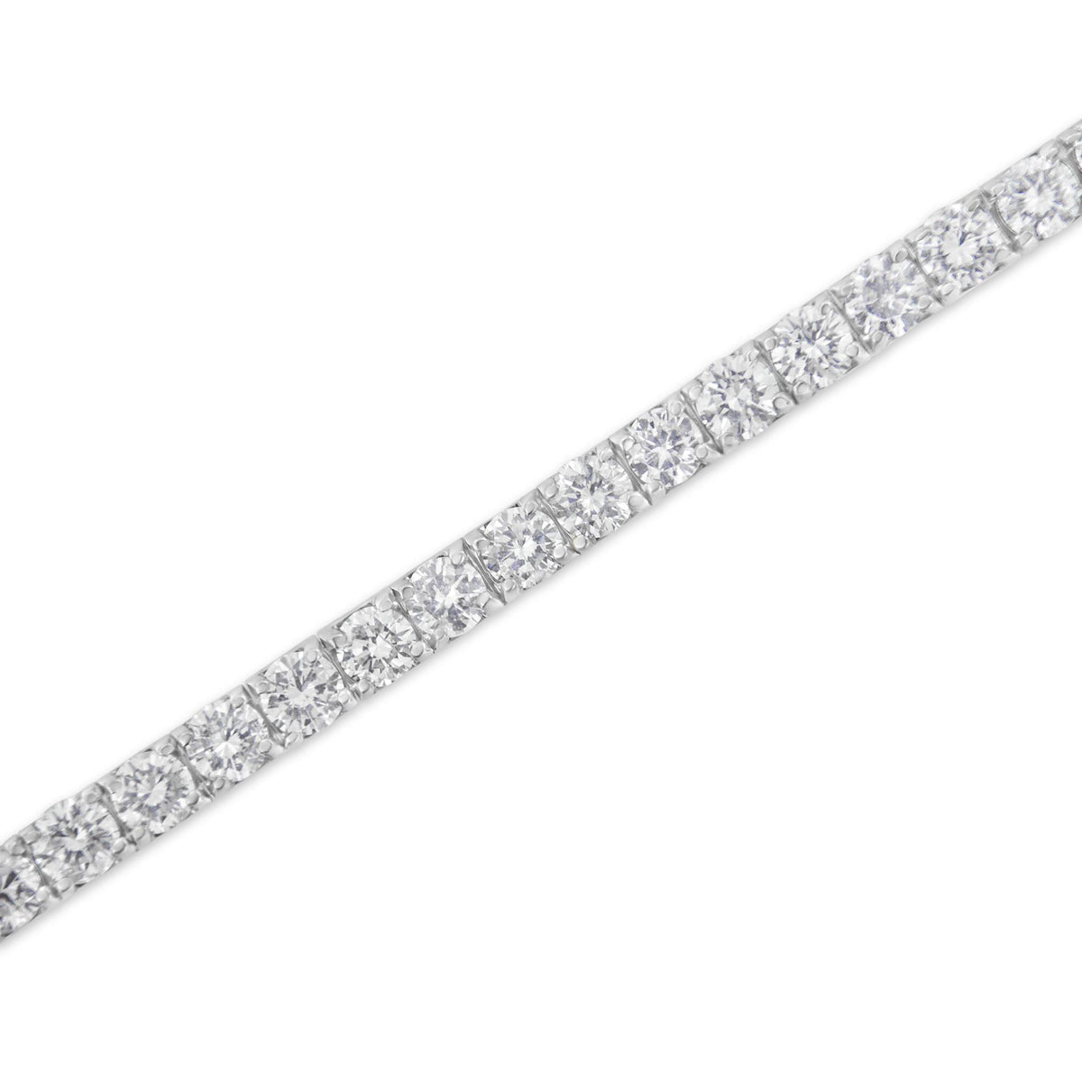 IGI Certified Diamond 14K White Gold Classic 7” Tennis Bracelet - Choice of Carat Weights - JackiEaslick
