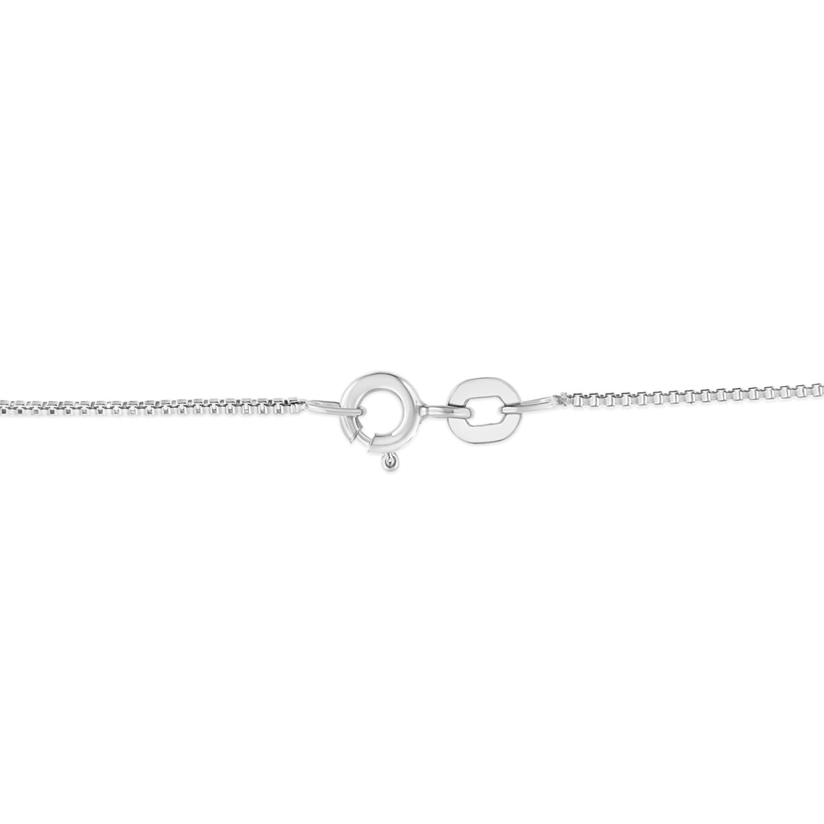 .925 Sterling Silver Prong Set Color Treated Diamond Floral Cluster 18" Pendant Necklace
