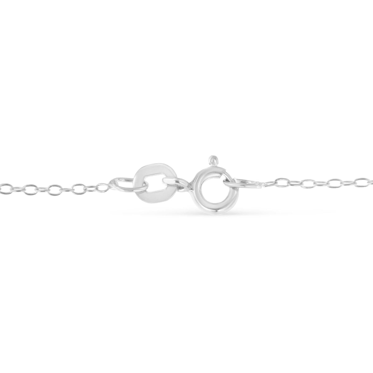 Sterling Silver Diamond Station Necklace (1/2 cttw, I-J Color, I1-I2 Clarity) - JackiEaslick