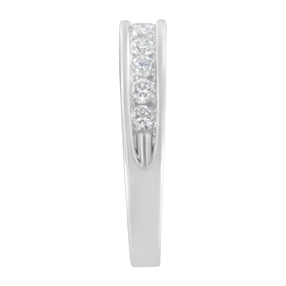 18K White Gold Round-Cut Diamond Ring (1/2 cttw, H-I Color, SI2-I1 Clarity) - JackiEaslick
