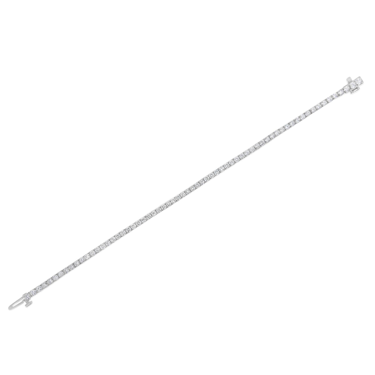 IGI Certified Diamond 14K White Gold Classic 7” Tennis Bracelet - Choice of Carat Weights - JackiEaslick