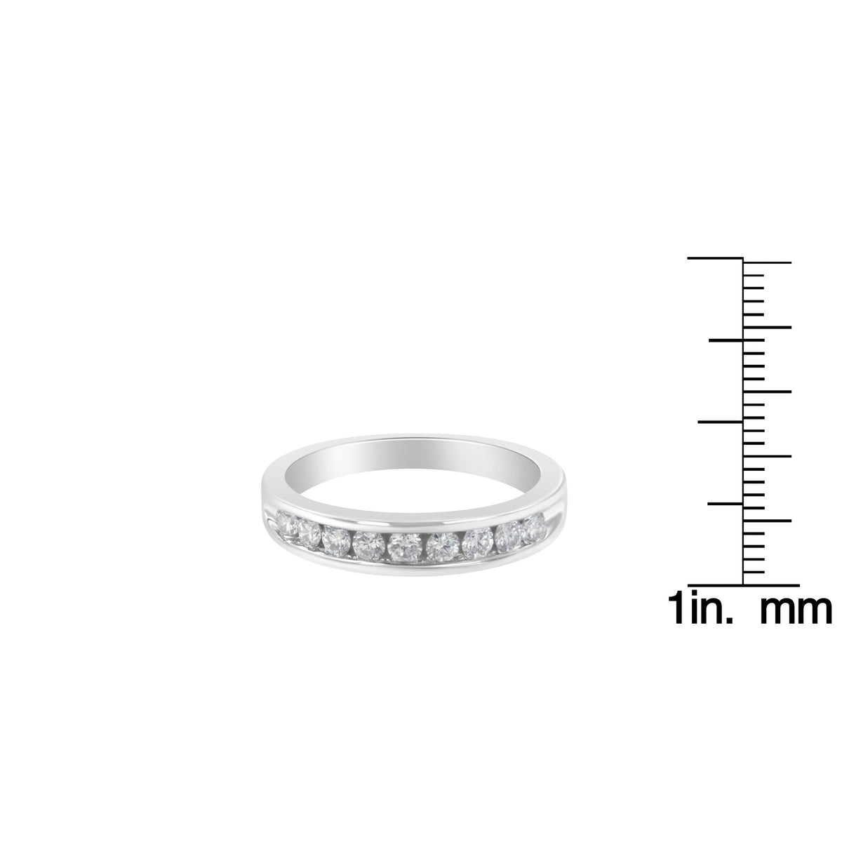 18K White Gold Round-Cut Diamond Ring (1/2 cttw, H-I Color, SI2-I1 Clarity) - JackiEaslick