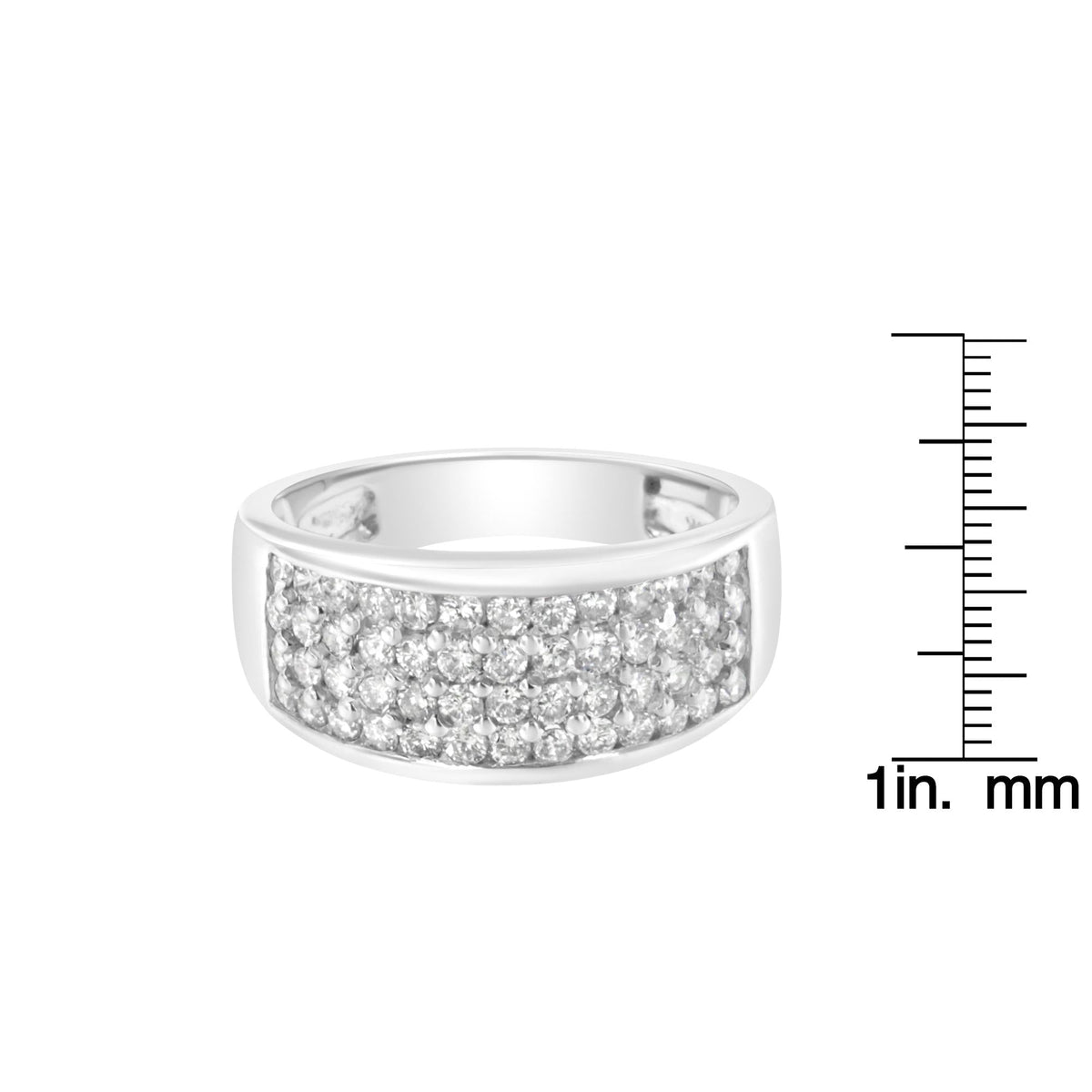 14K White Gold Round Cut Diamond Ring (1.0 Cttw, H-I Color, SI2-I1 Clarity) - JackiEaslick