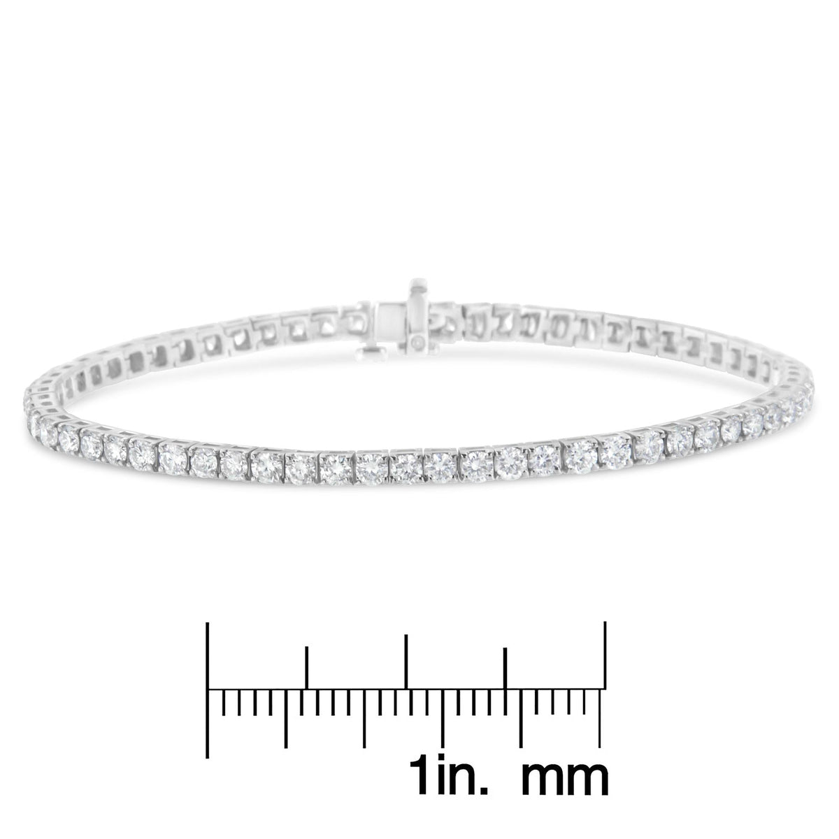 IGI Certified Diamond 14K White Gold Classic 7” Tennis Bracelet - Choice of Carat Weights - JackiEaslick